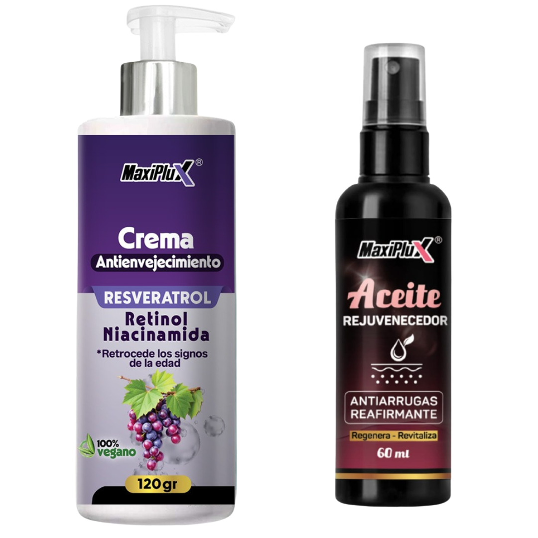 Crema con Resveratrol + Aceite